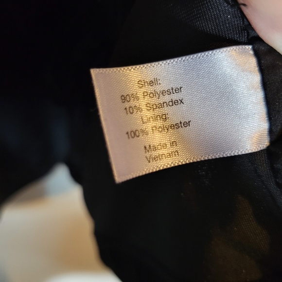 Lane Bryant The Bryant Blazer black velvet blazer with satiny lapel Size 20 - Picture 7 of 9